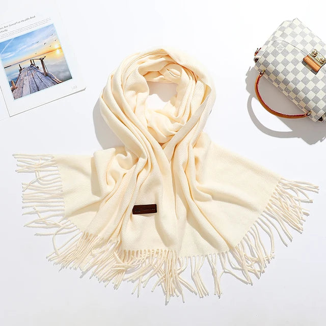 Premium Winter Cashmere Scarf - Soft Shawl Wrap for Women