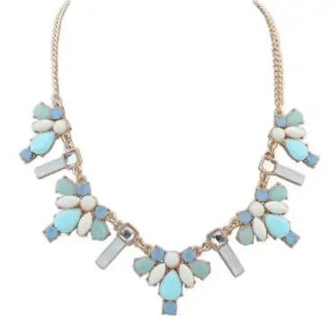 Vintage Gem Choker Necklace - Statement Jewelry for Women