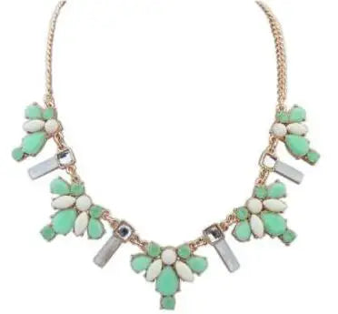 Vintage Gem Choker Necklace - Statement Jewelry for Women