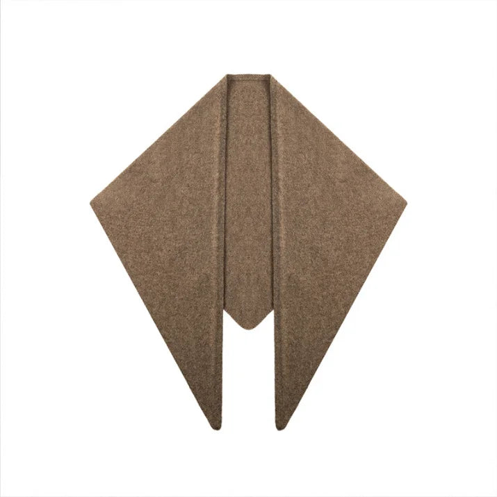 Women's Knitted Wool Scarf - Warm Winter Accessory