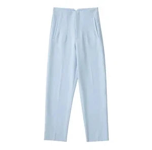 Women's High Waist Pencil Pants - Elegant Office Wear