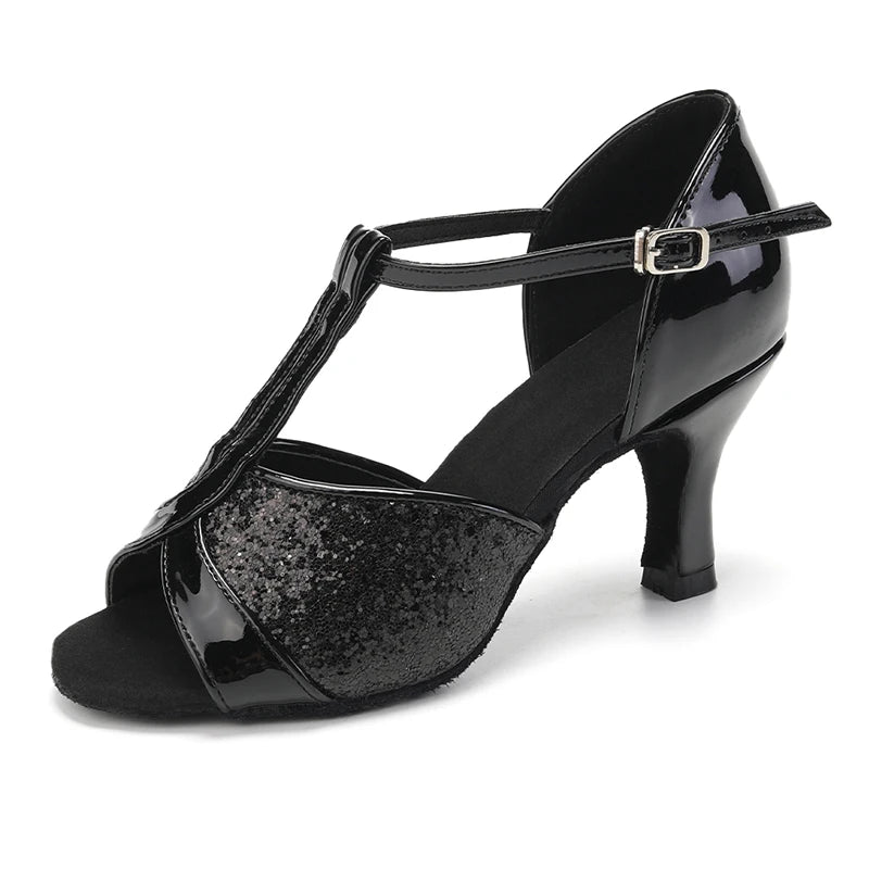 Women's Professional Latin Dance Shoes - Ballroom Salsa Dancing Heels