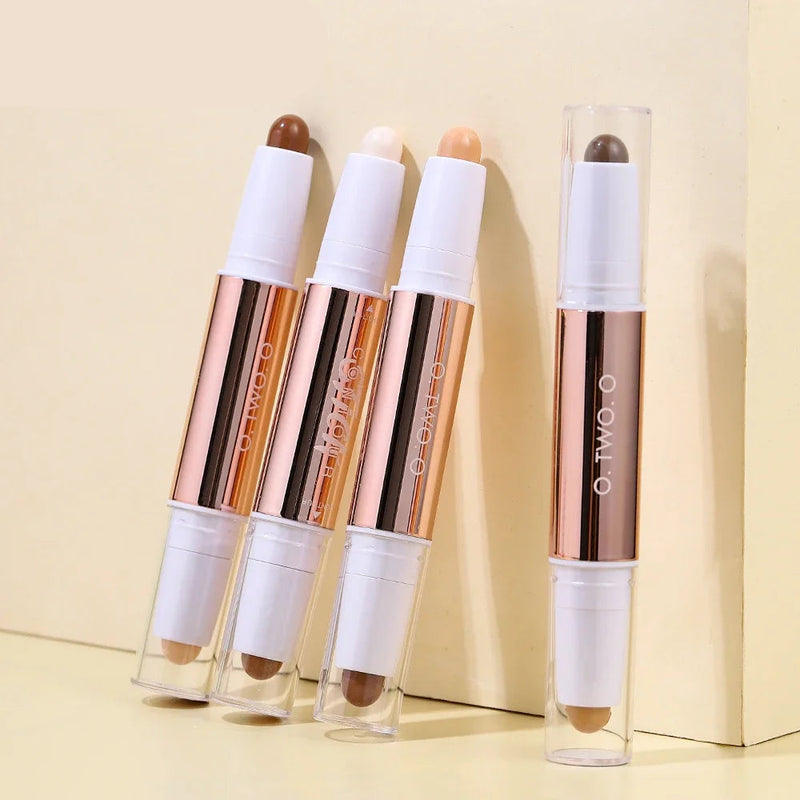 O.TWO.O Double Head Contour & Concealer Stick - Waterproof Matte Finish