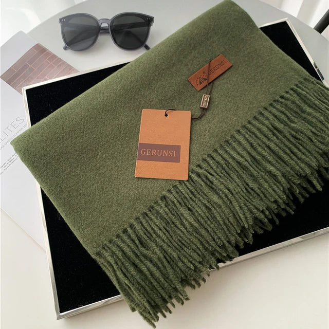 Premium Winter Cashmere Scarf - Soft Shawl Wrap for Women