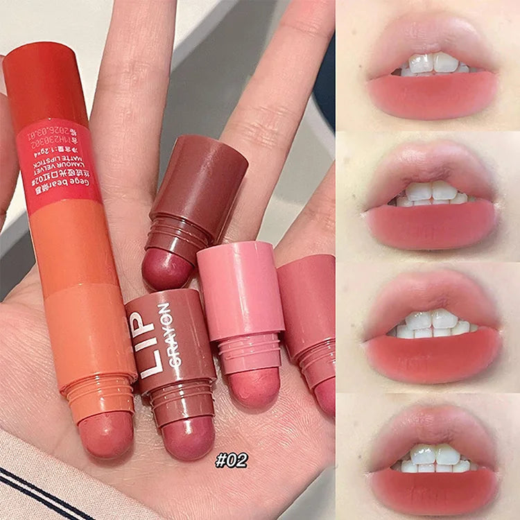 SADOER 4-in-1 Velvet Matte Lipstick - Long-Lasting Waterproof Formula
