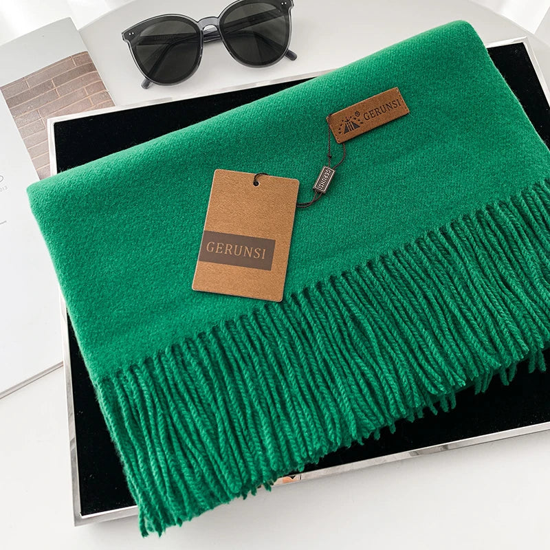 Premium Winter Cashmere Scarf - Soft Shawl Wrap for Women