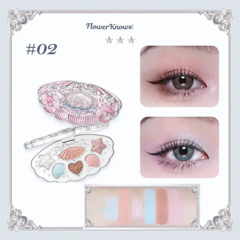 Flower Knows Moonlight Mermaid 5-Color Eyeshadow Palette