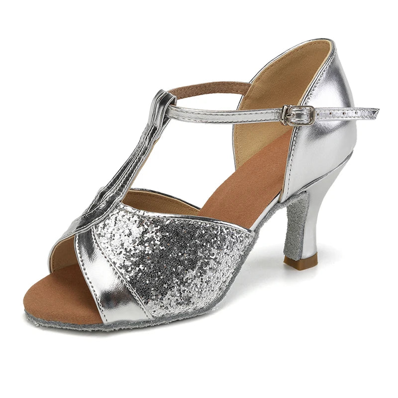 Women's Professional Latin Dance Shoes - Ballroom Salsa Dancing Heels