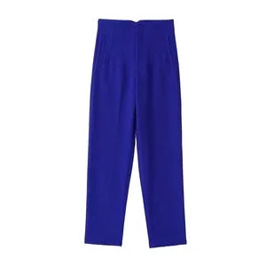 Women's High Waist Pencil Pants - Elegant Office Wear
