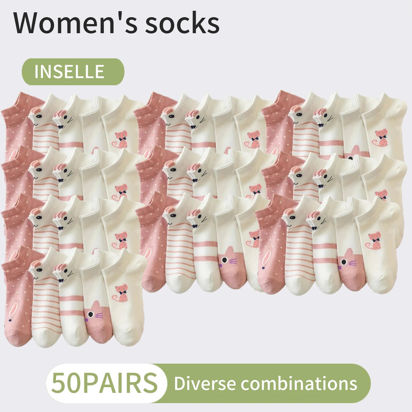 Women's Lolita Ruffle Socks - Cotton Lacework Ankle Socks