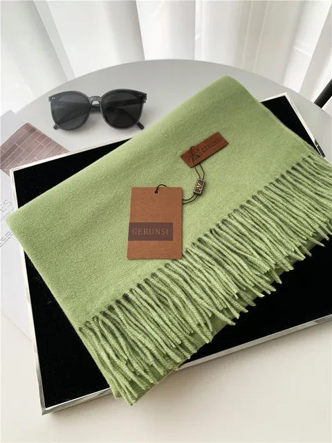 Premium Winter Cashmere Scarf - Soft Shawl Wrap for Women