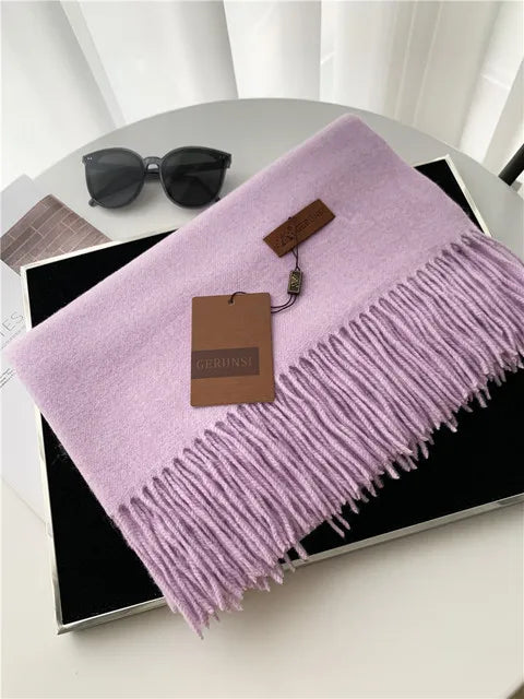 Premium Winter Cashmere Scarf - Soft Shawl Wrap for Women
