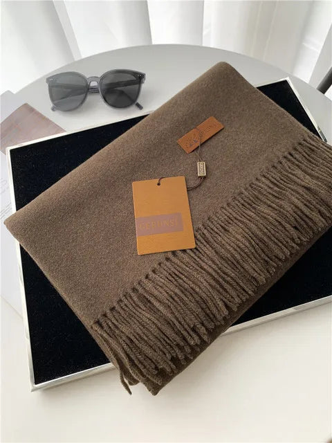 Premium Winter Cashmere Scarf - Soft Shawl Wrap for Women
